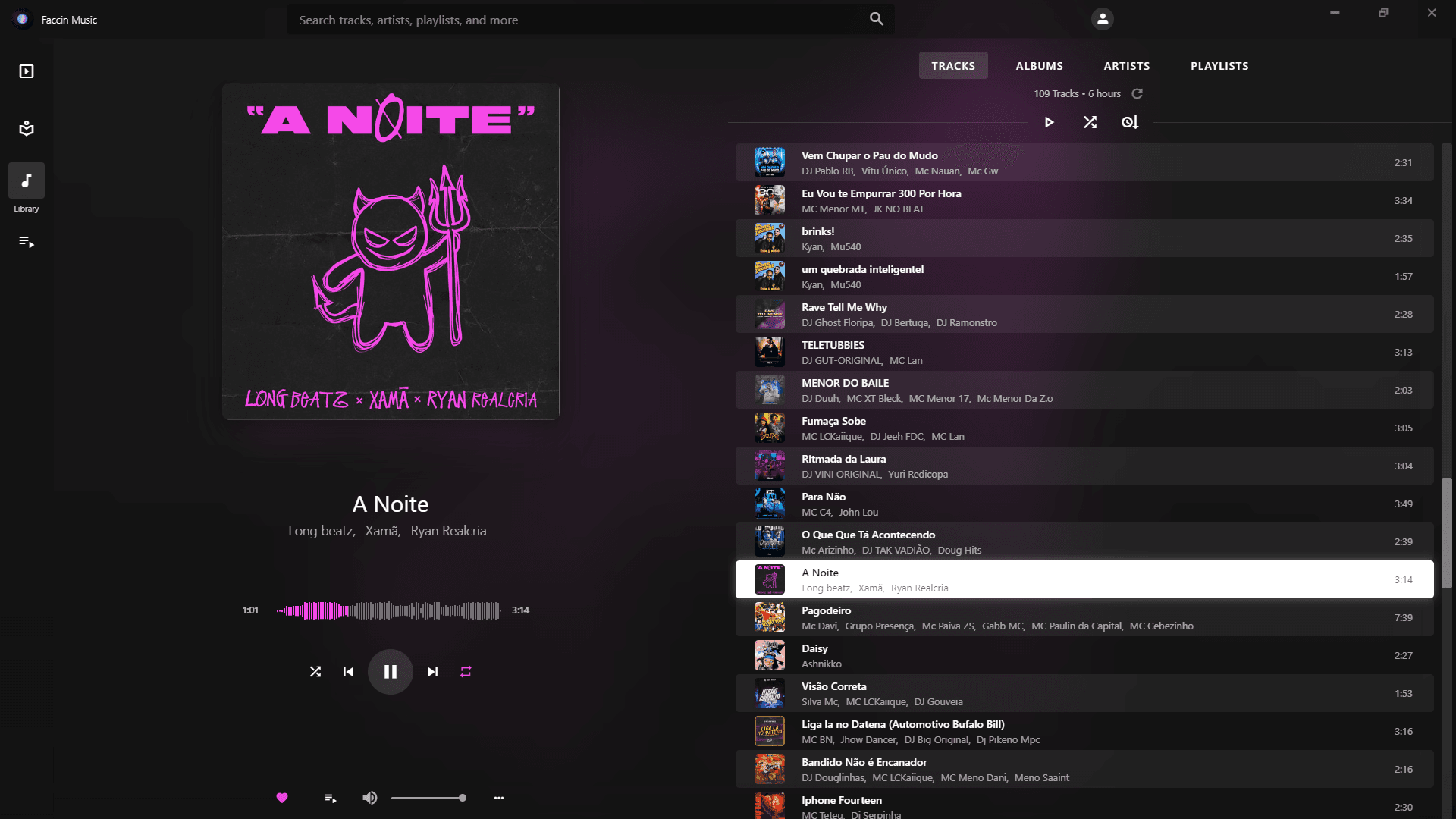 Full stack music app