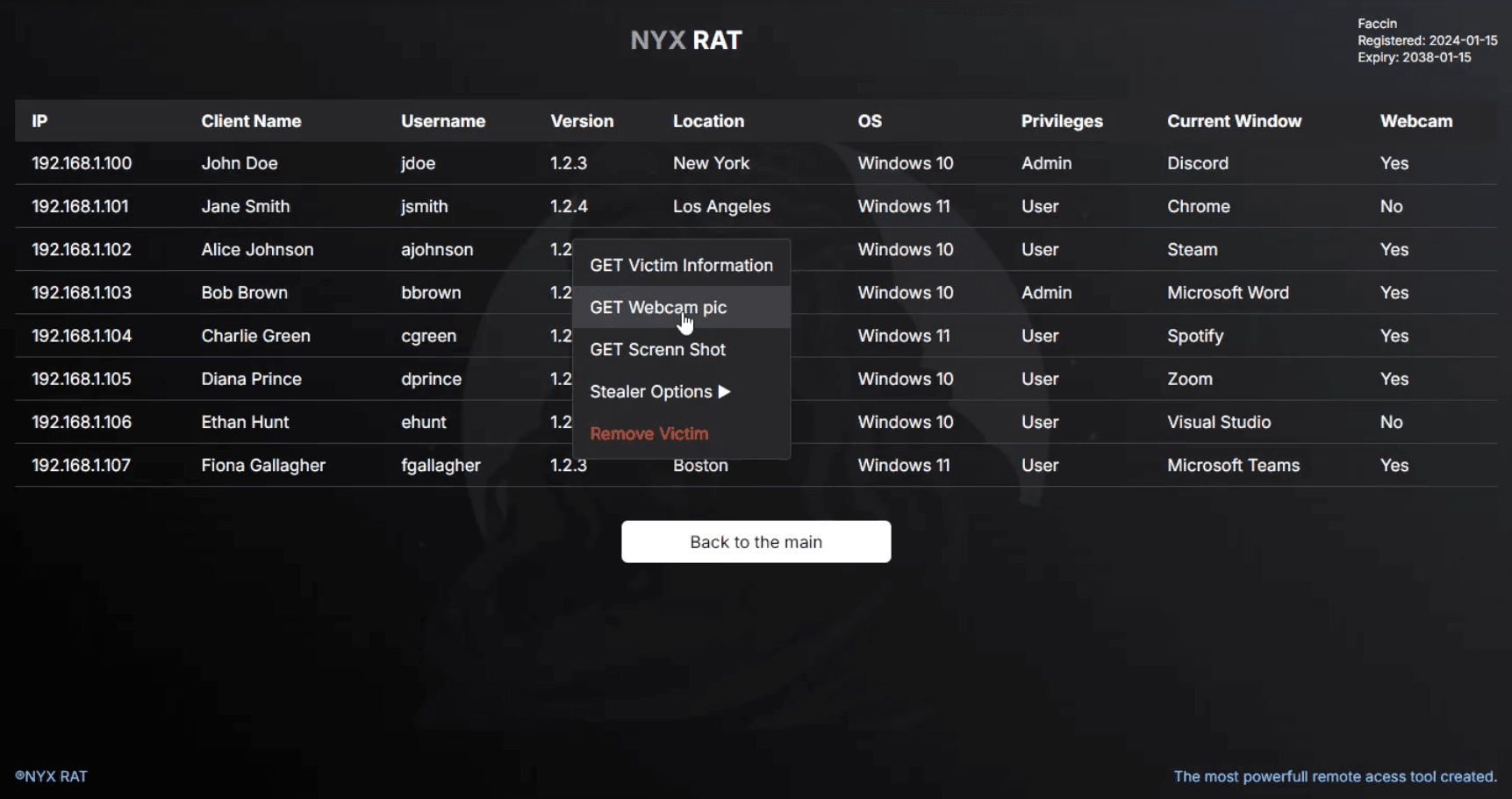 Nyx RAT